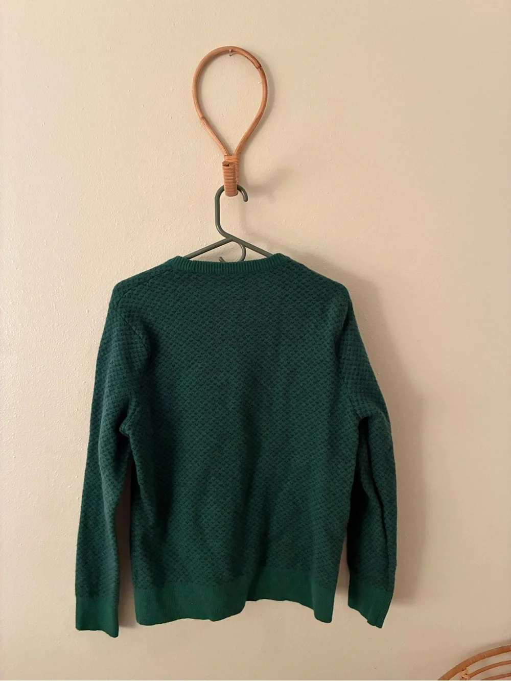 Men's Banana Republic- Rugged Merino Green/Blue Sweater